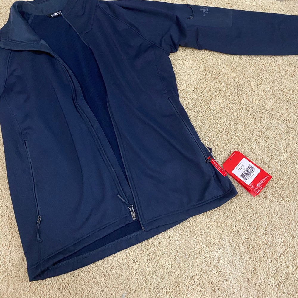 Northface men’s large navy zip up